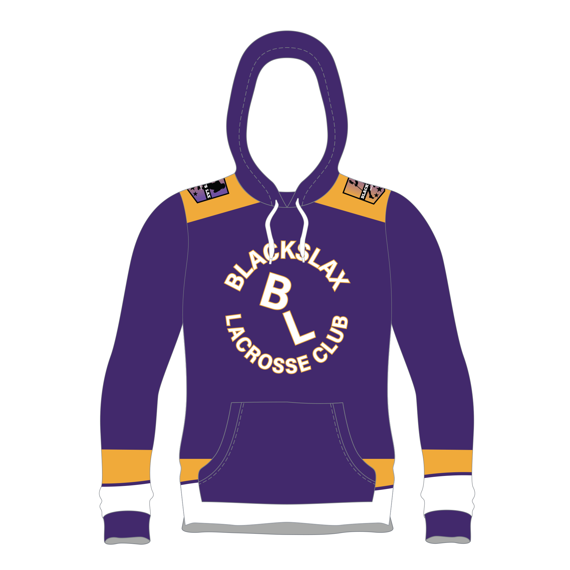 Blacks Lax Sublimated Hoodie