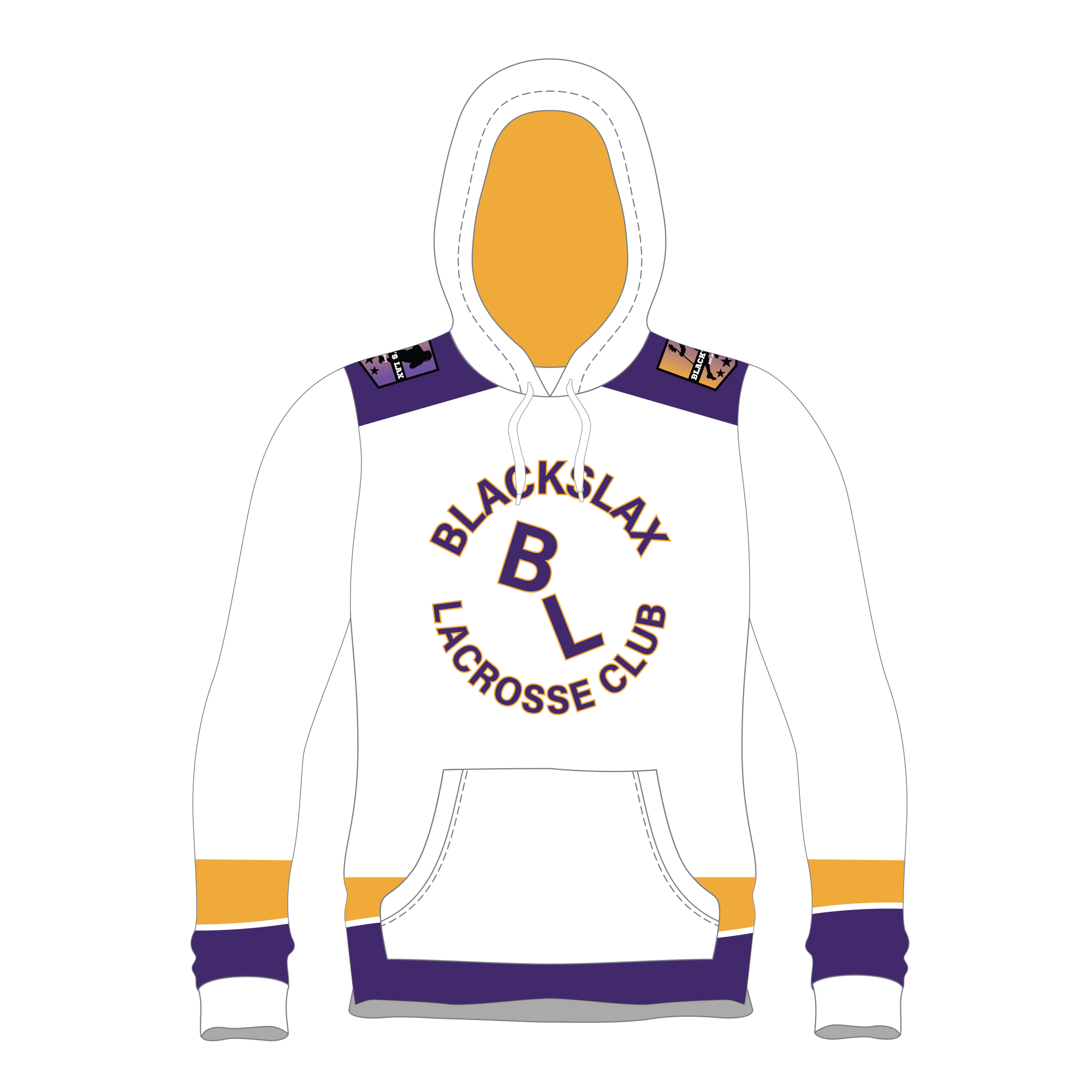 Blacks Lax Sublimated Hoodie