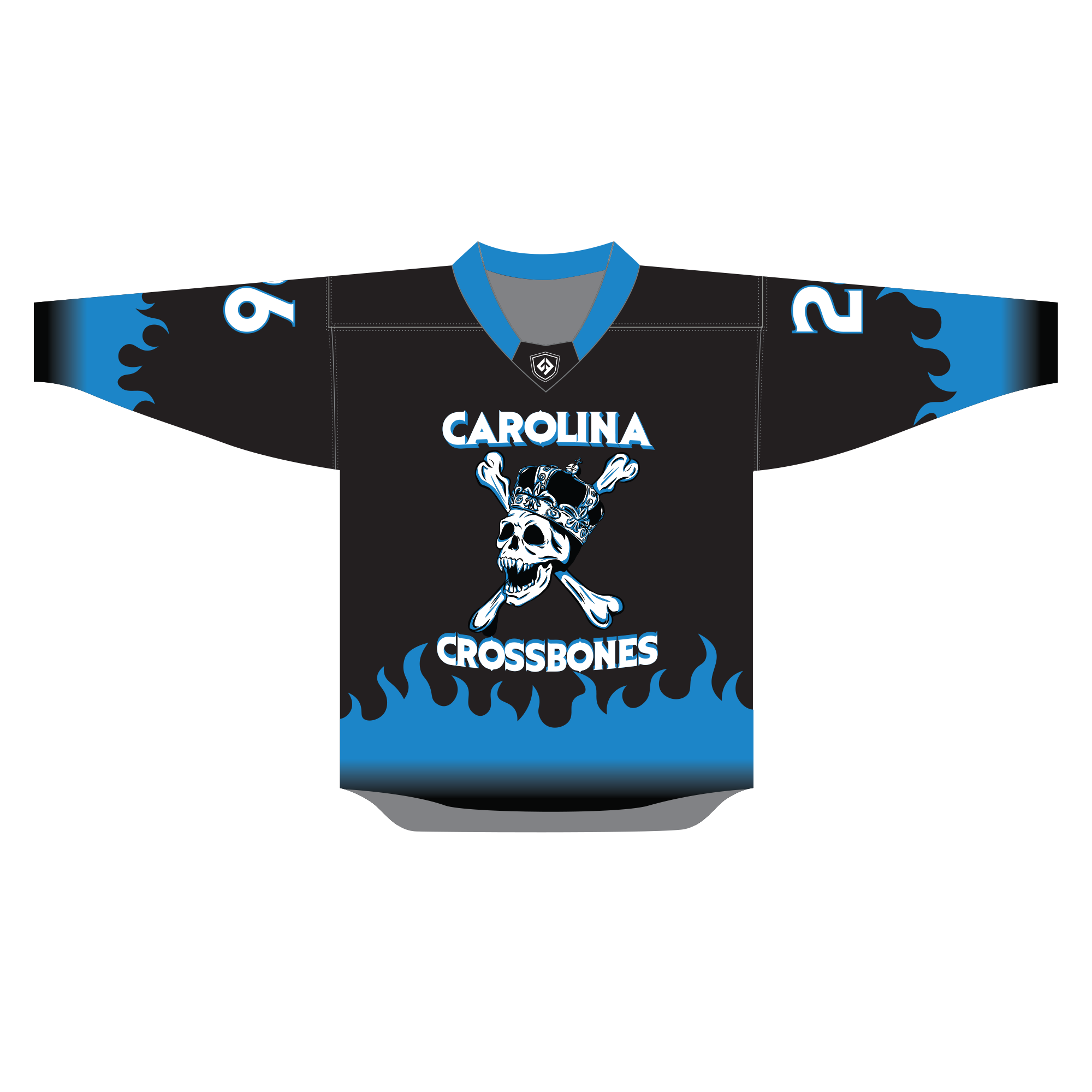 Reversible Carolina Crossbones Lacrosse Jersey