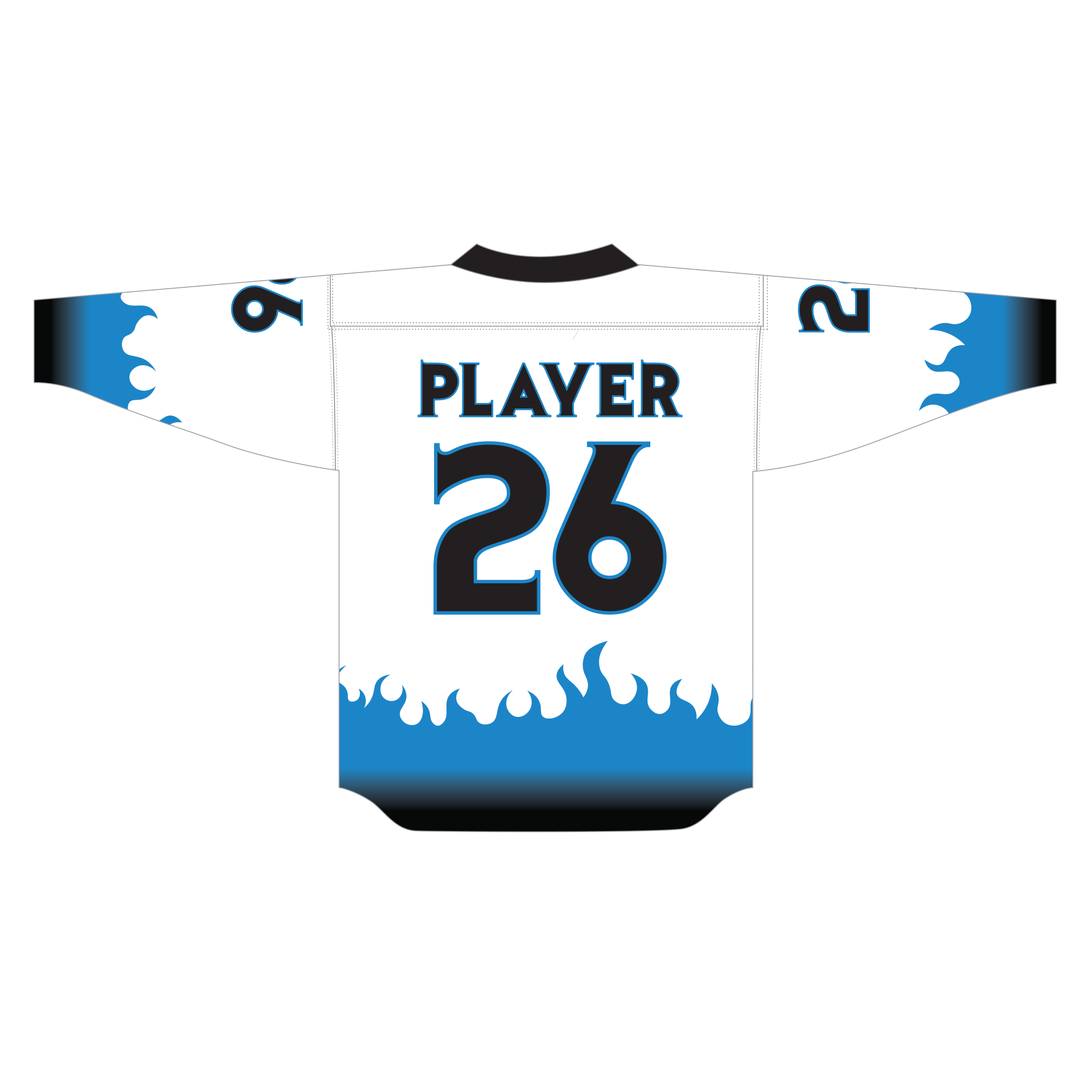 Reversible Carolina Crossbones Lacrosse Jersey