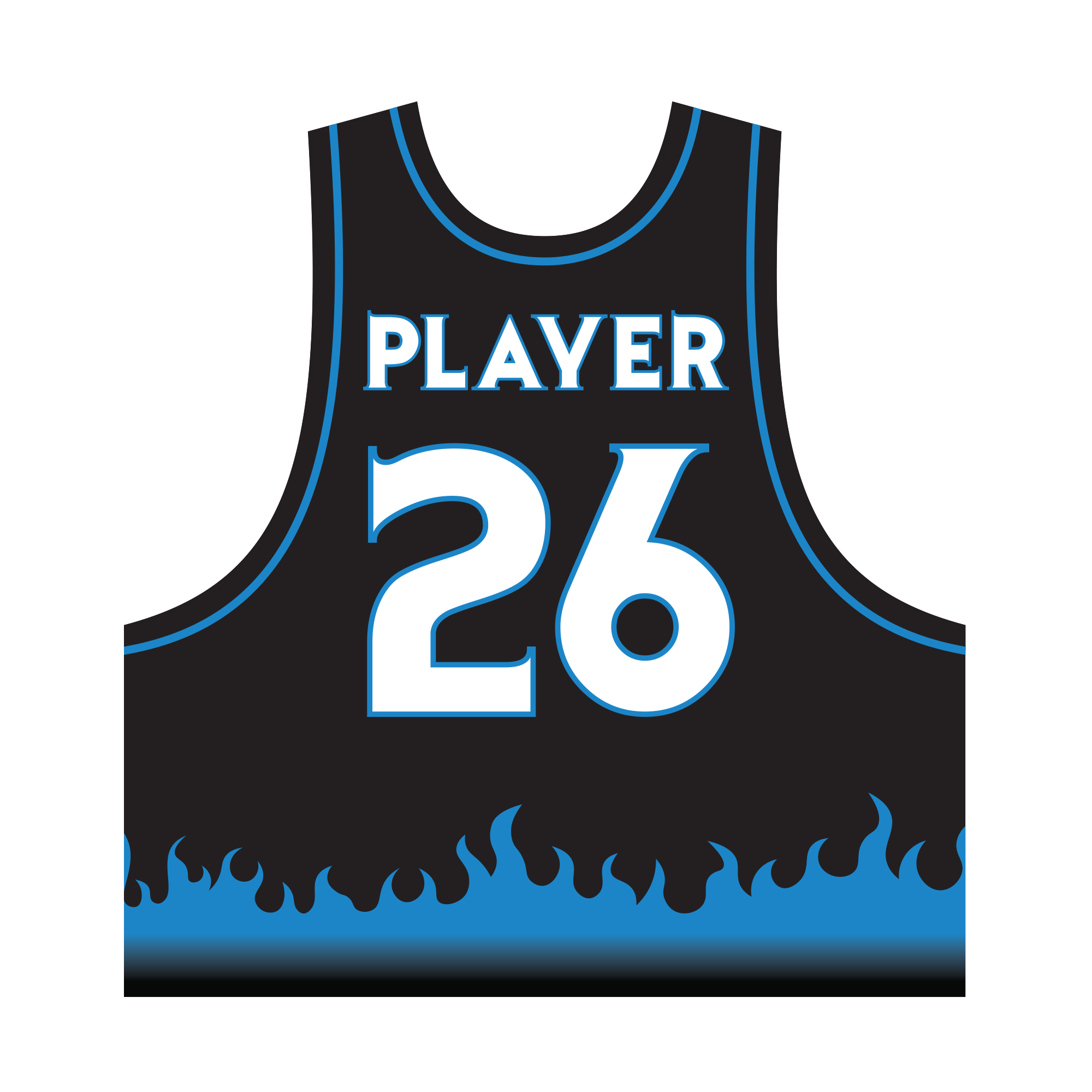 Carolina Crossbones - Pinnies
