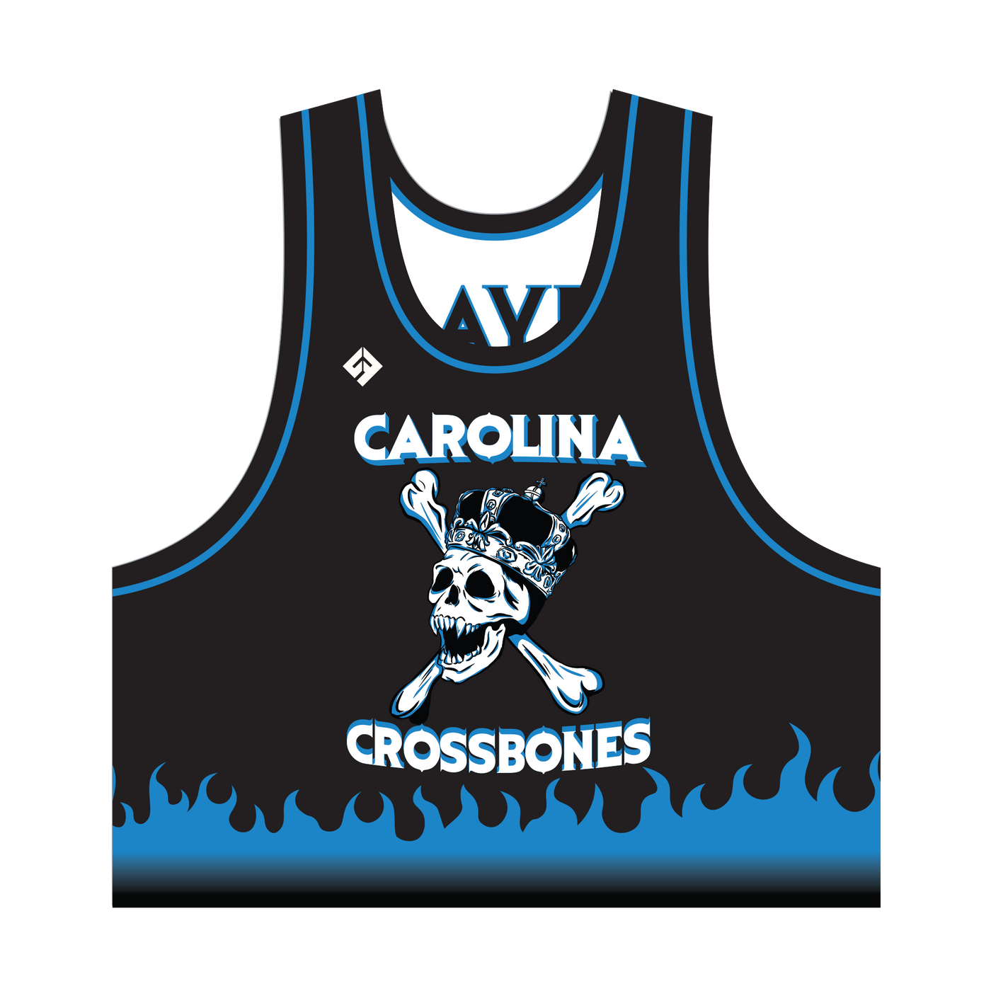 Carolina Crossbones - Pinnies