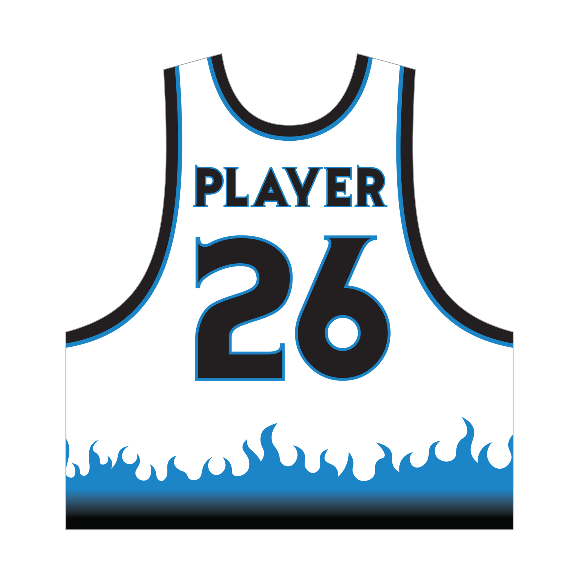 Carolina Crossbones - Pinnies