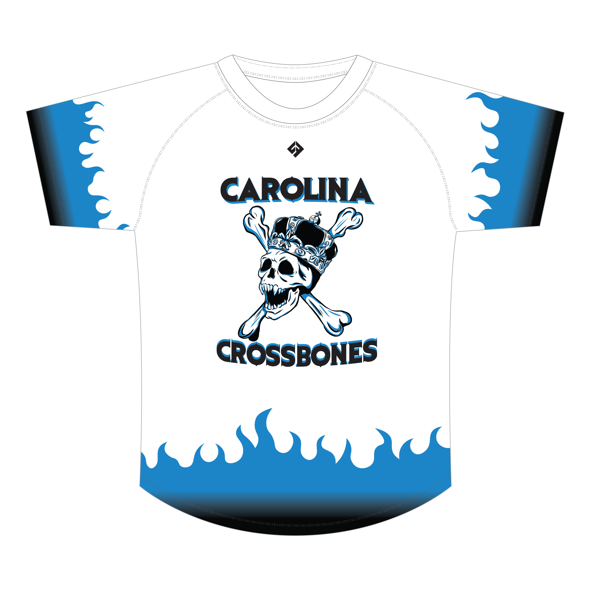Carolina Crossbones Short Sleeve Performance Shirt