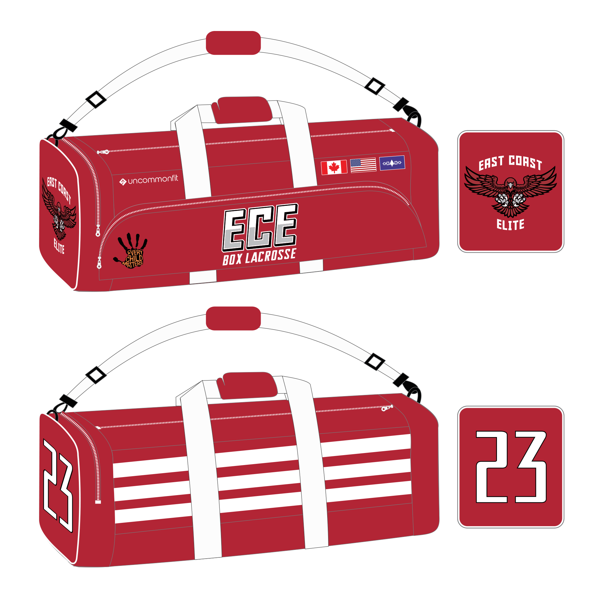 ECE Traveler' Equipment Bag (holds 2 Sticks)