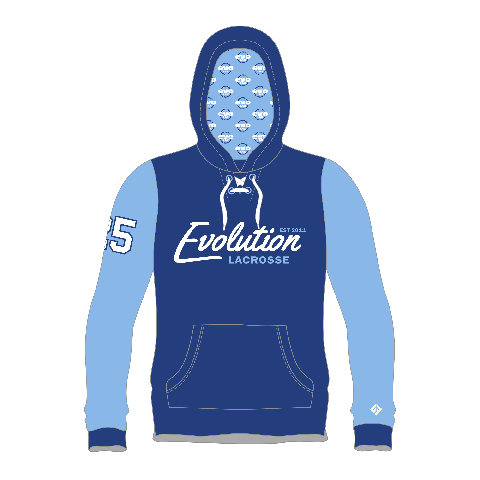 Evo Lax Sublimated Hoodie