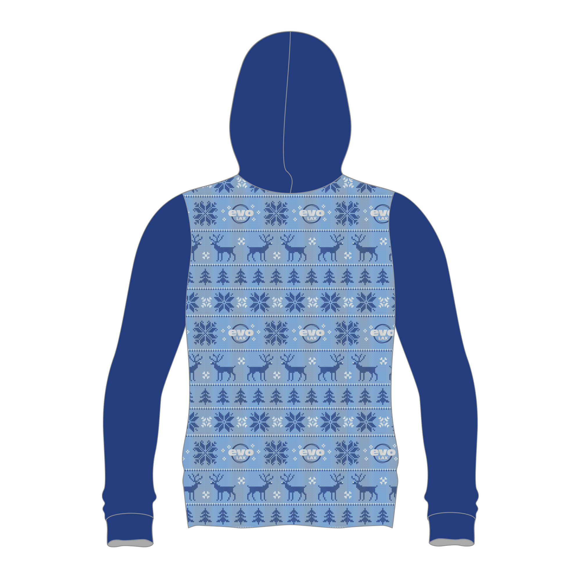 Evo Lax Xmas Sublimated Hoodie