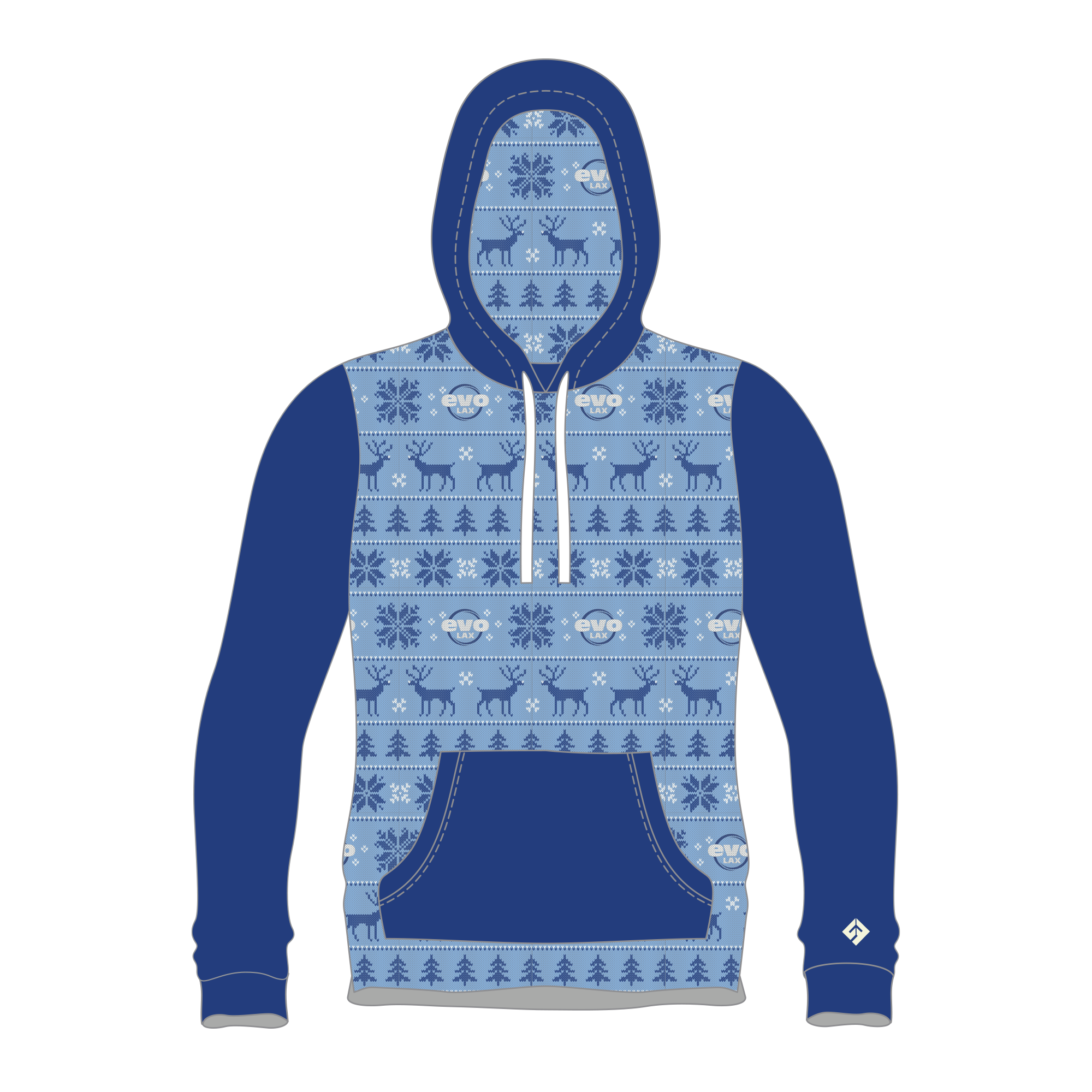 Evo Lax Xmas Sublimated Hoodie