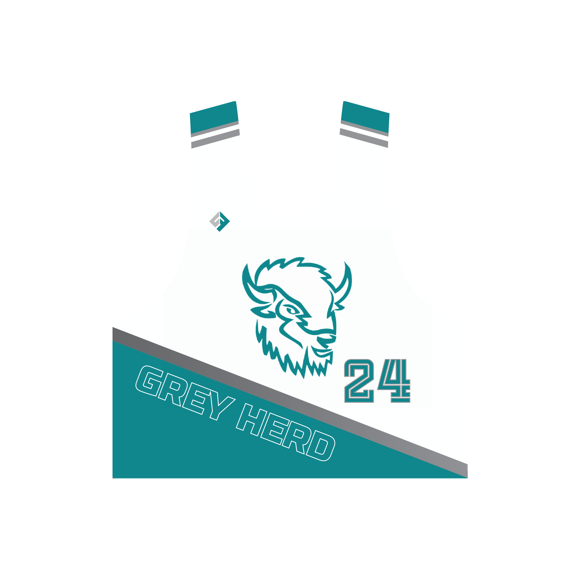 Grey Herd Reversible Pinnies