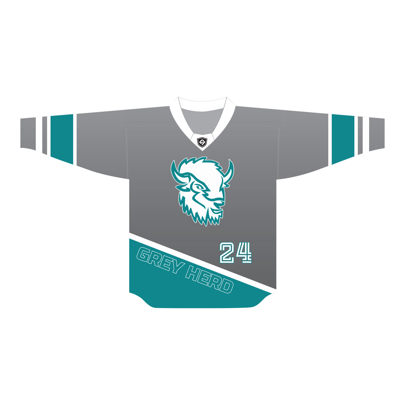 Grey Herd Box Lacrosse Jerseys