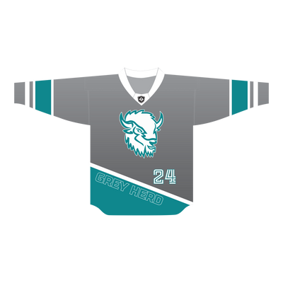 Grey Herd Box Lacrosse Jerseys