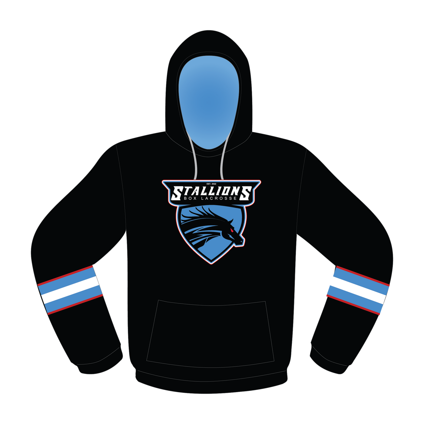 Stallions - Sublimated Lightweight Hoodie
