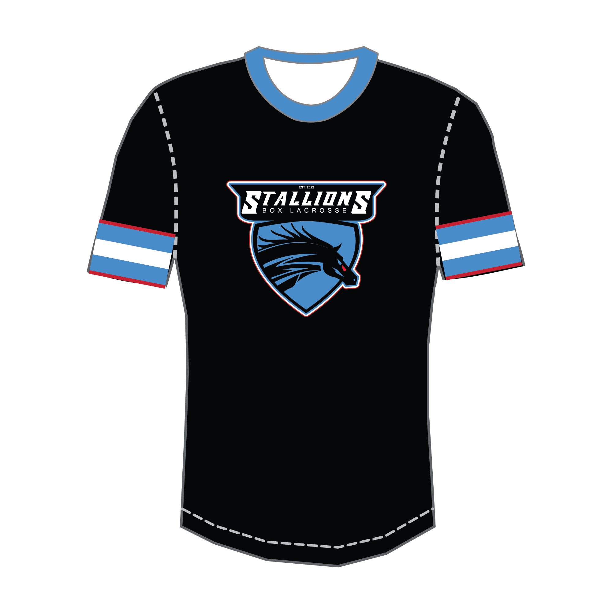 Stallions- Short Sleeve Performance Shirt
