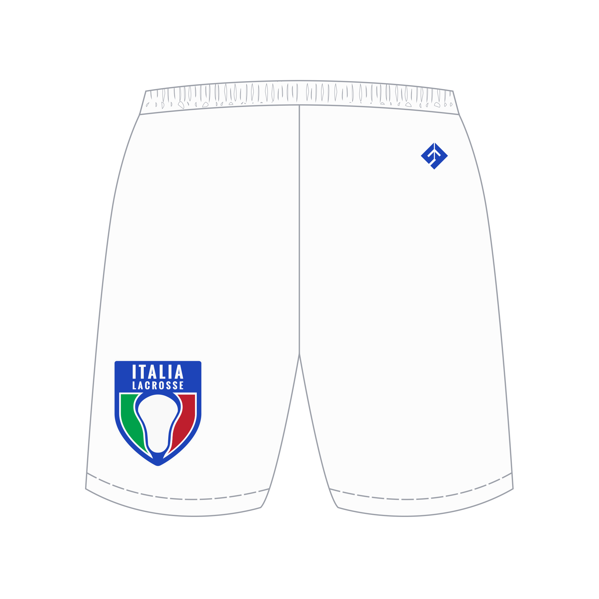 Italia Game Lacrosse Shorts 5.5 " Inseam