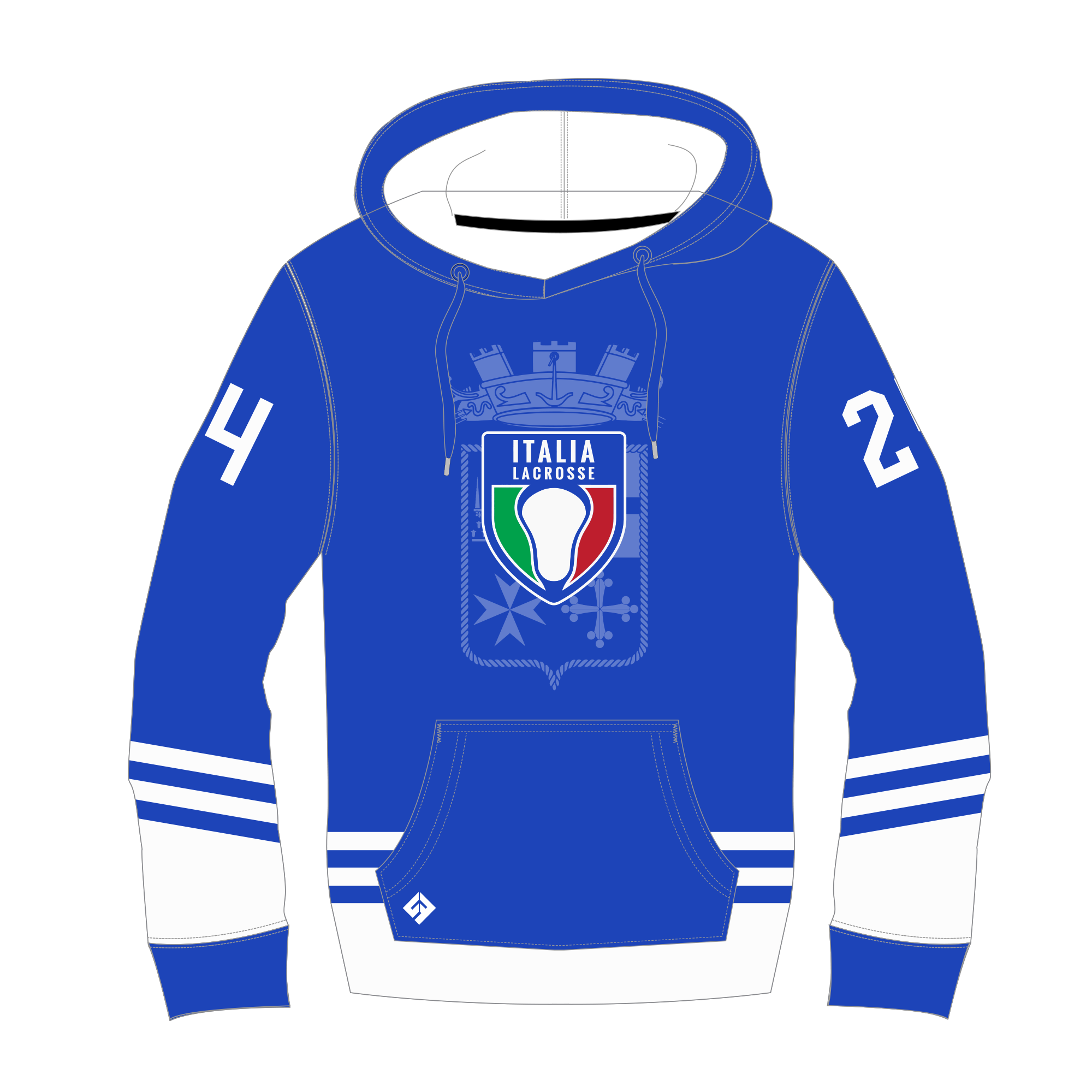Italia - Sublimated Lightweight Hoodie