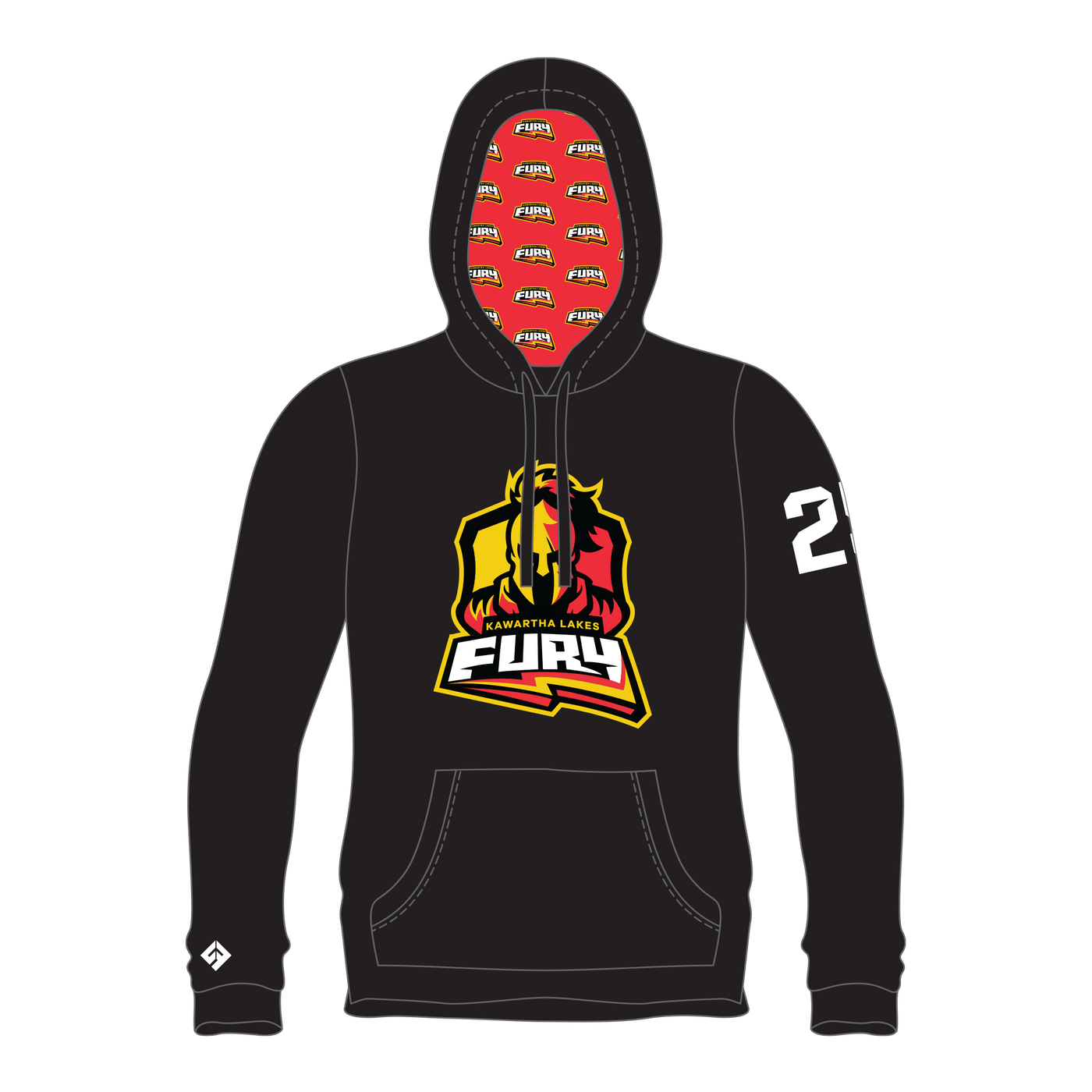 Kawartha Fury Sublimated Hoodie