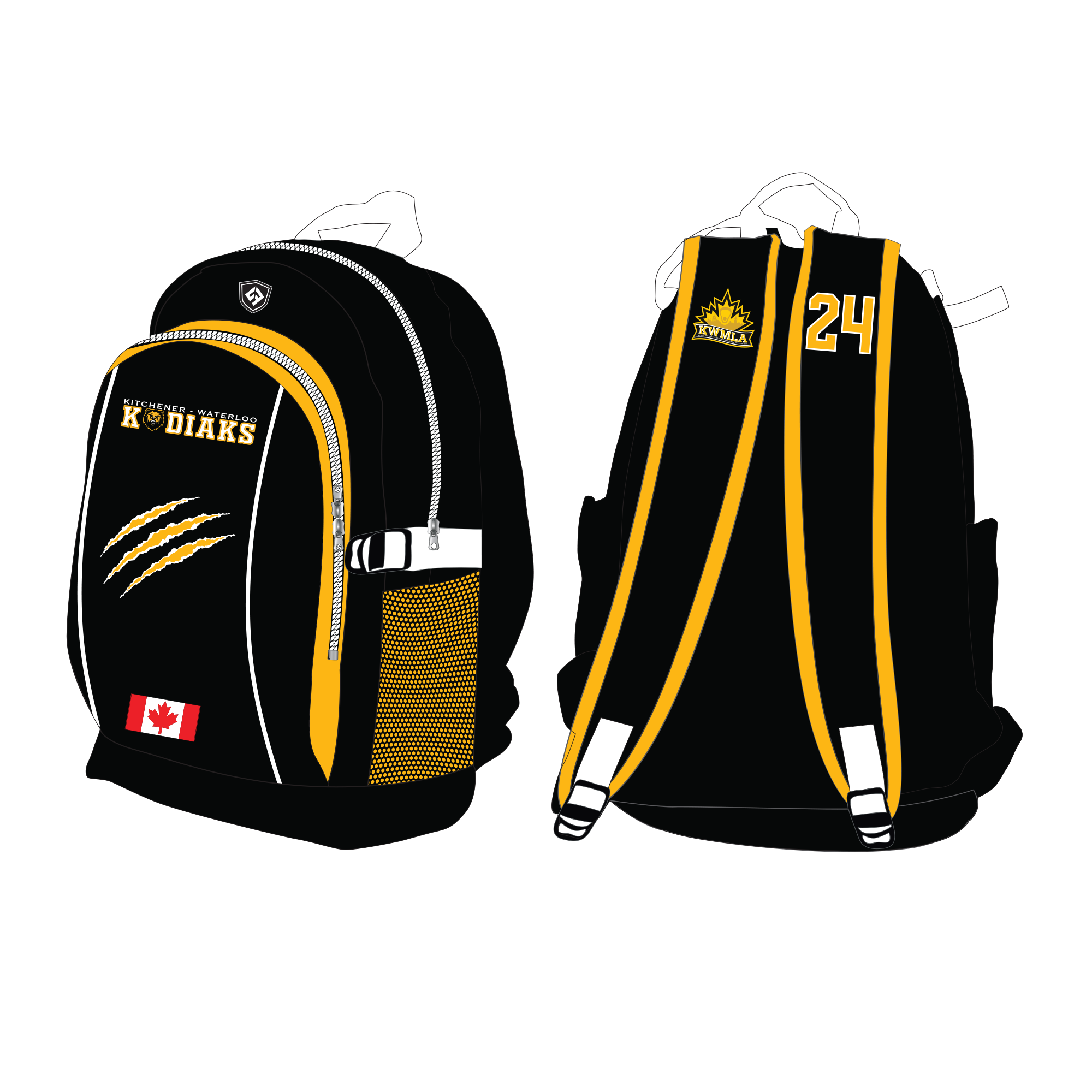 Kitchener Kodiaks Backpack
