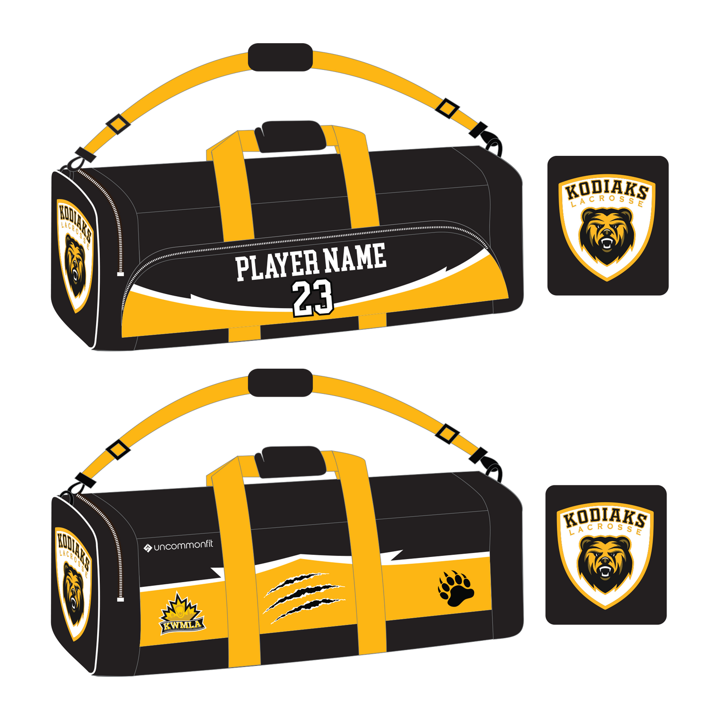 KW Kodiaks Equipment Bag