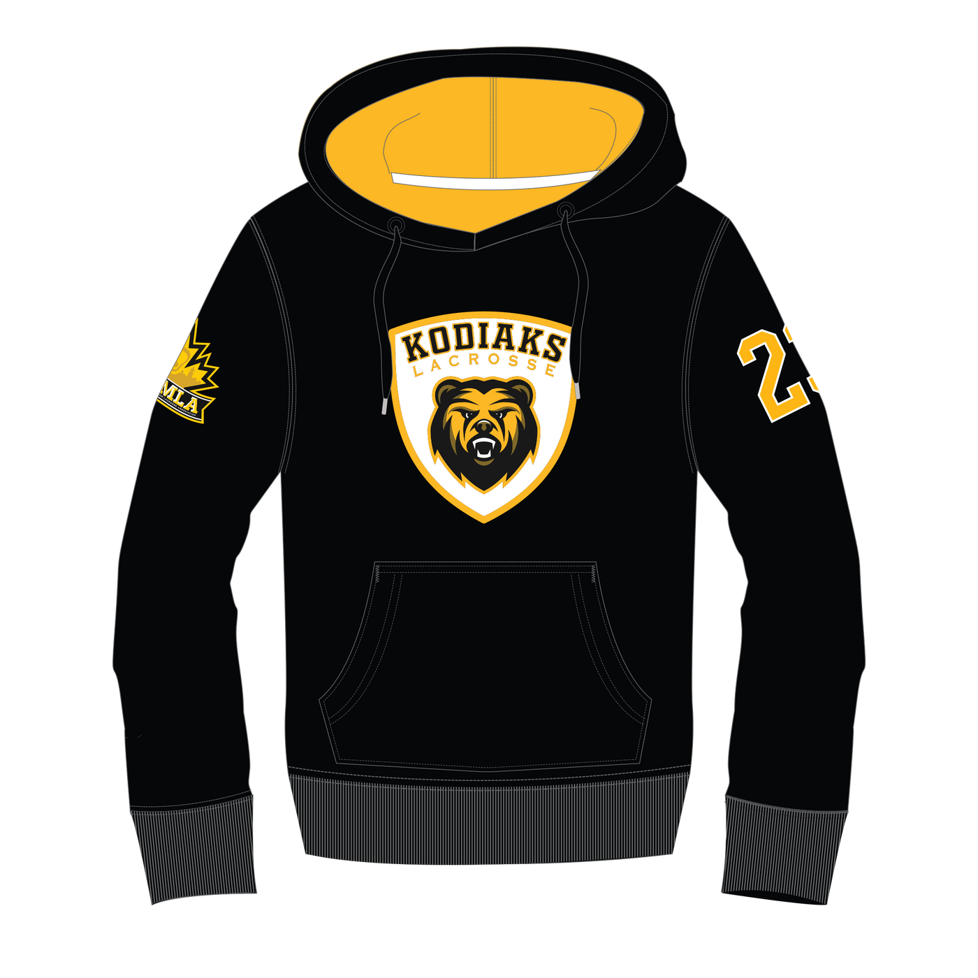 KW KODIAKS - UcFit Fleece Hoodie.
