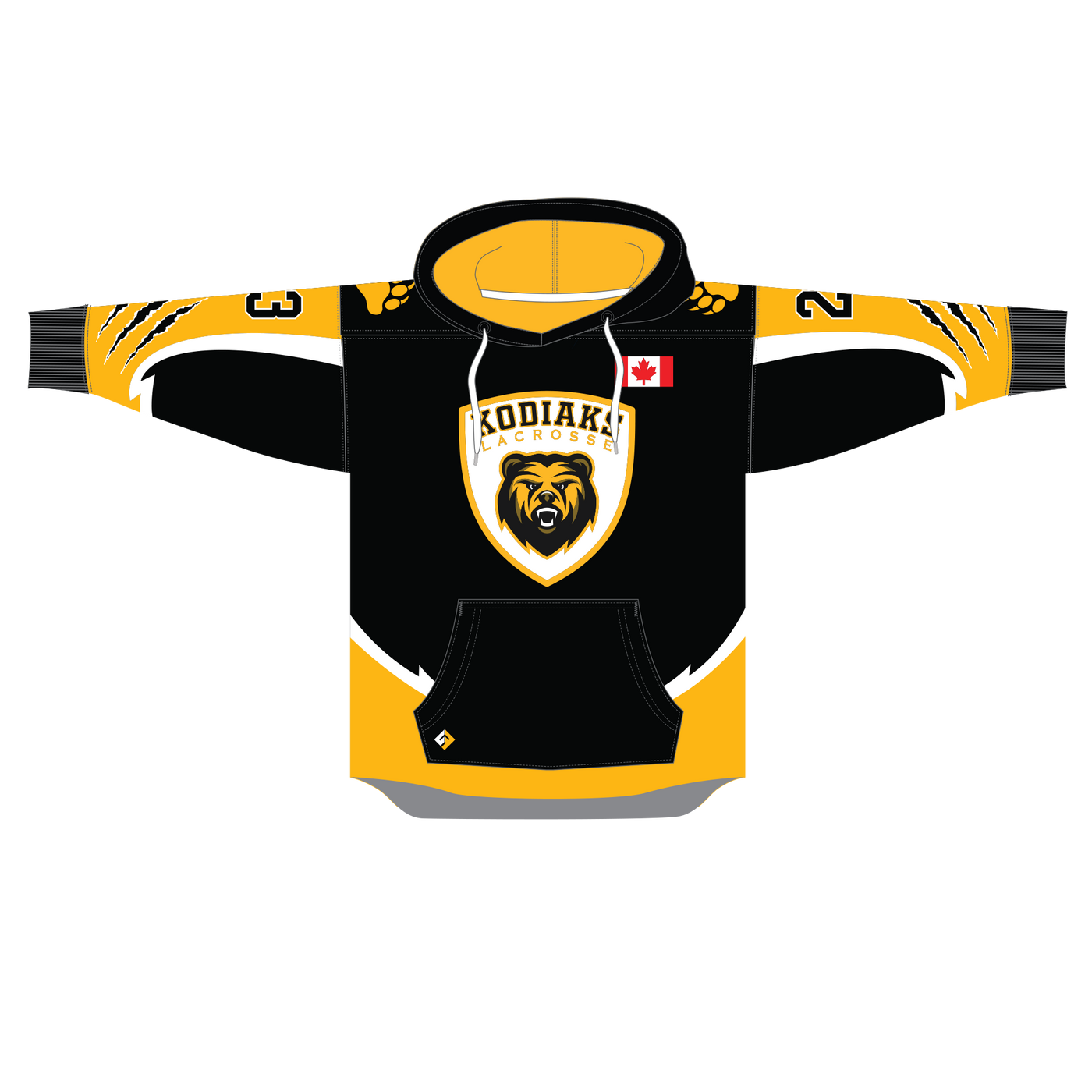 KW Kodiaks Sublimated Hoodie