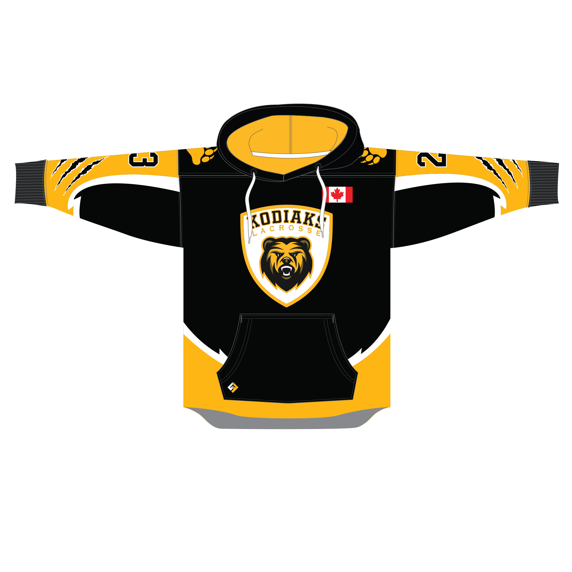 KW Kodiaks Sublimated Hoodie