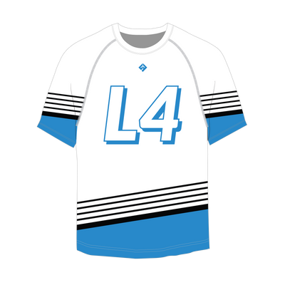 White L4 Short Sleeve Performance Shirt
