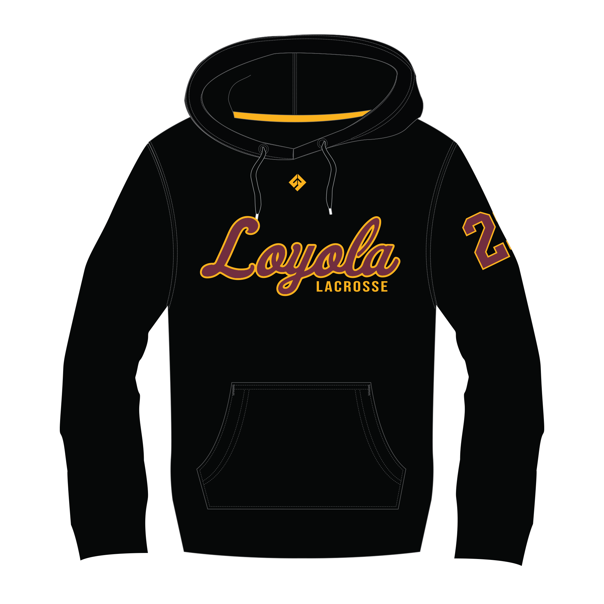 Loyola  - UcFit French Terry Hoodie.
