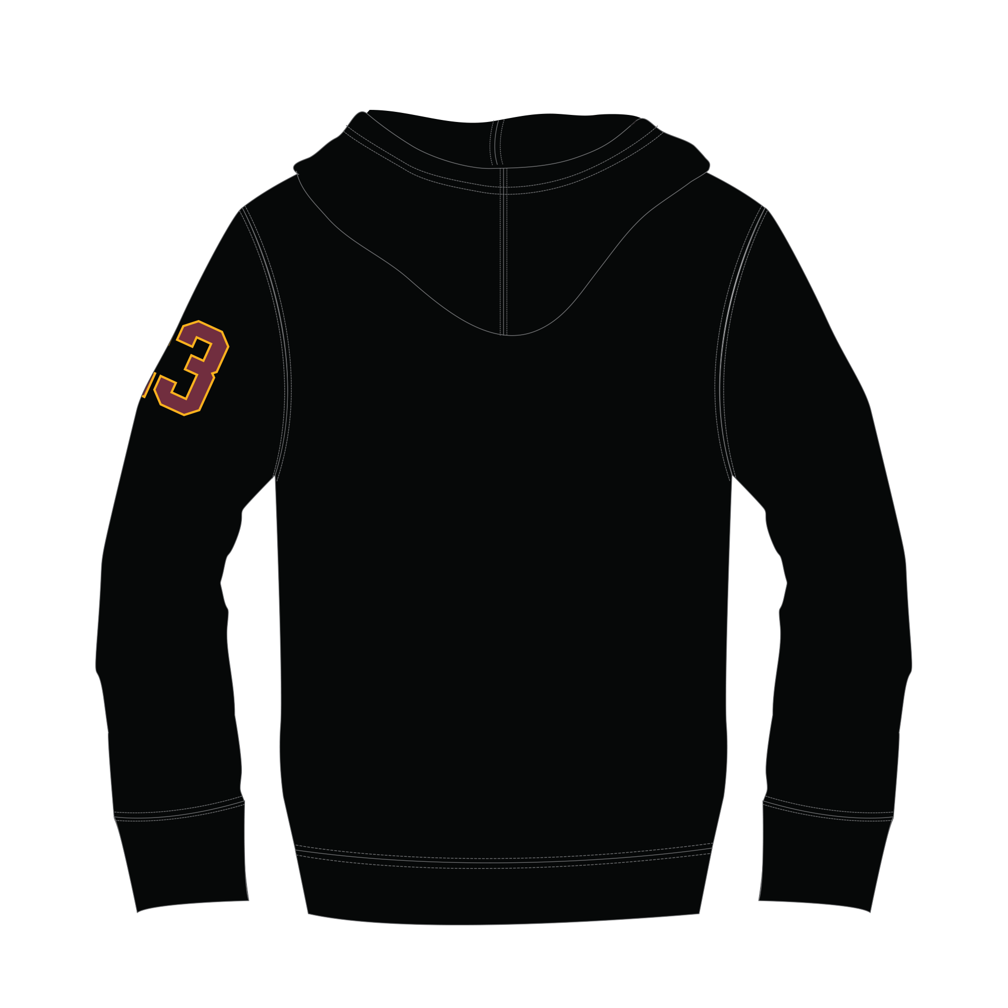 Loyola Lacrosse- Full Zip Hoodie.