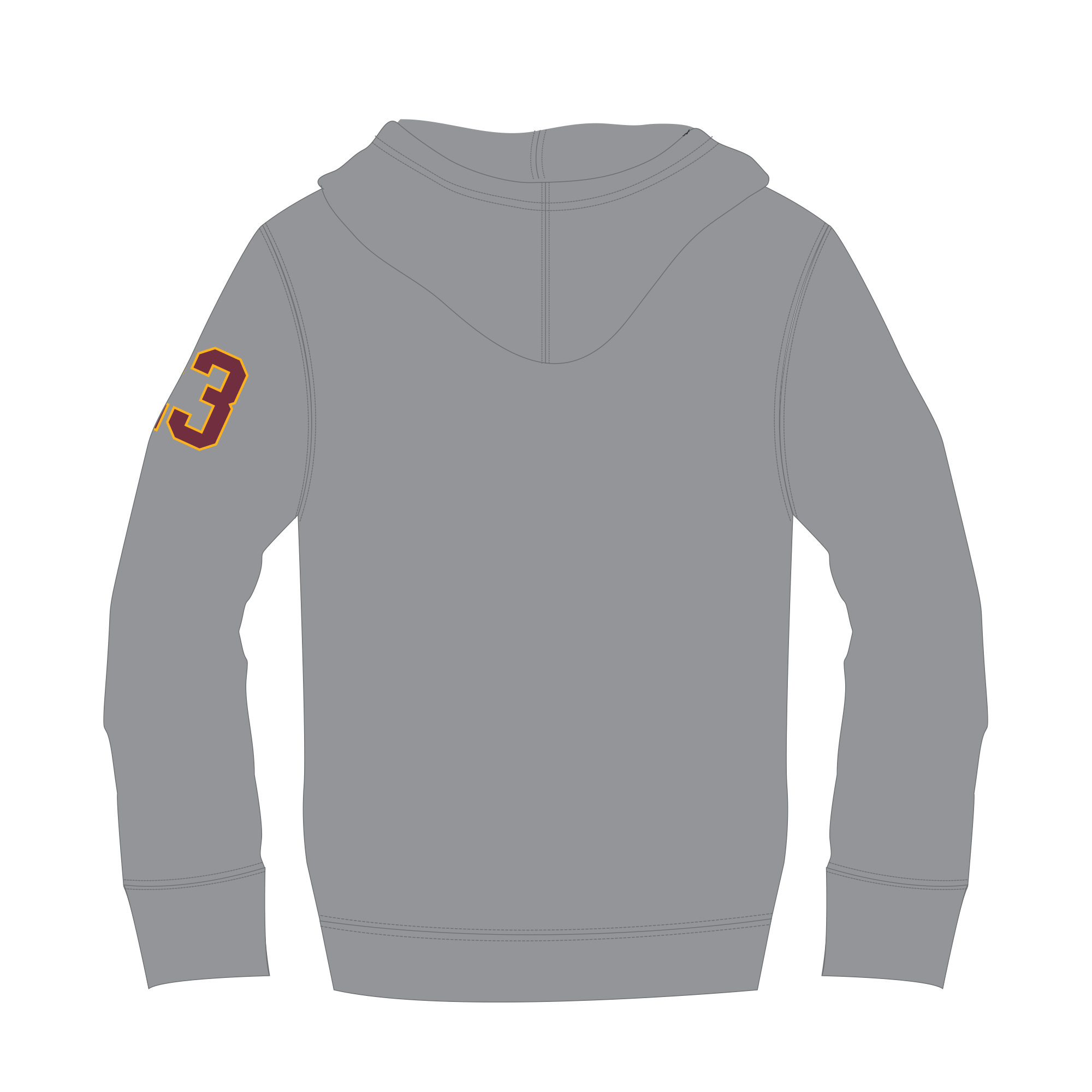 Loyola Lacrosse- Full Zip Hoodie.