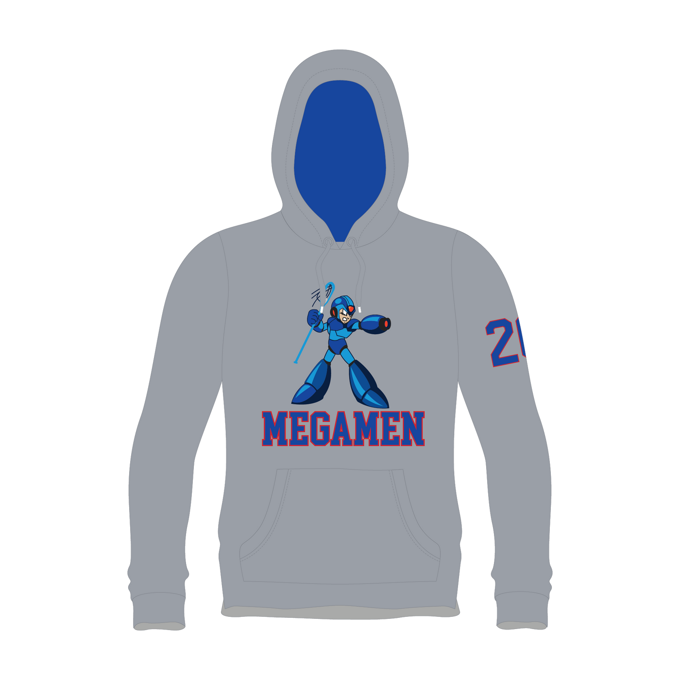 Megamen Long Sleeve Hooded Shooter