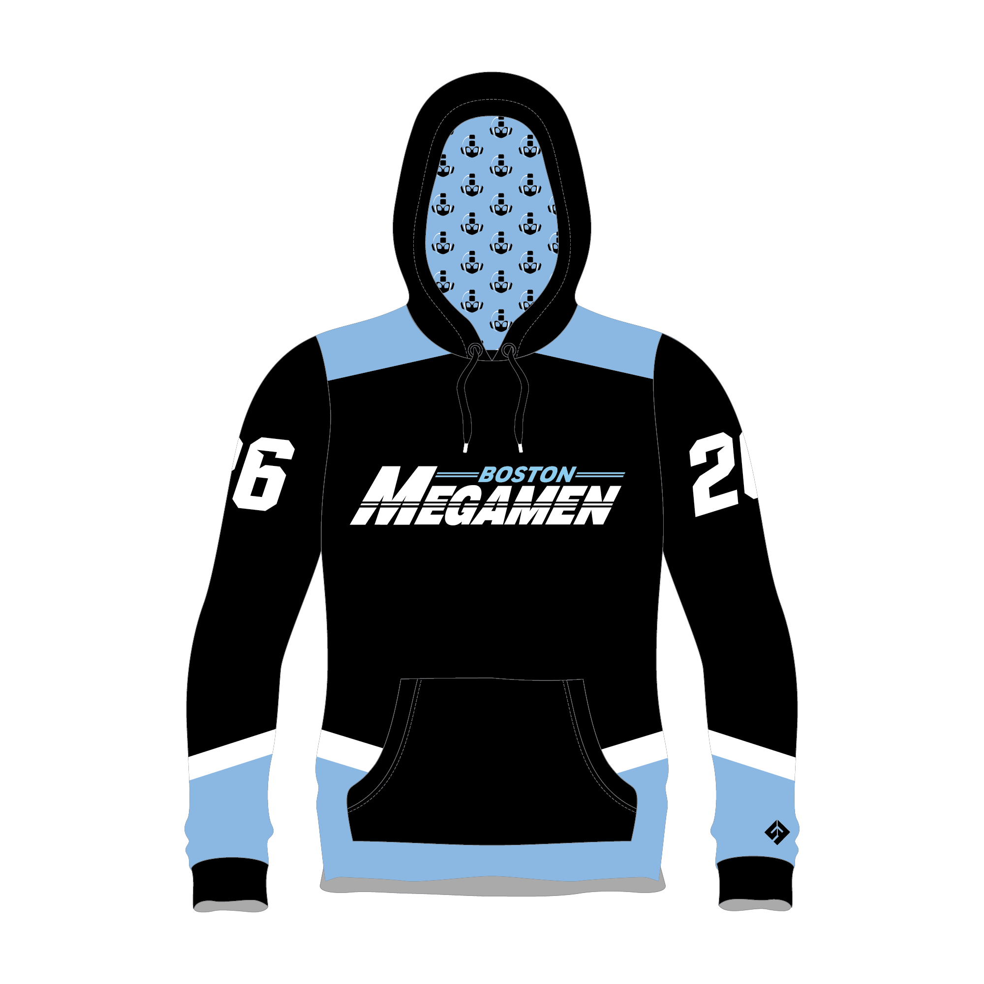 Megamen Sublimated Hoodie