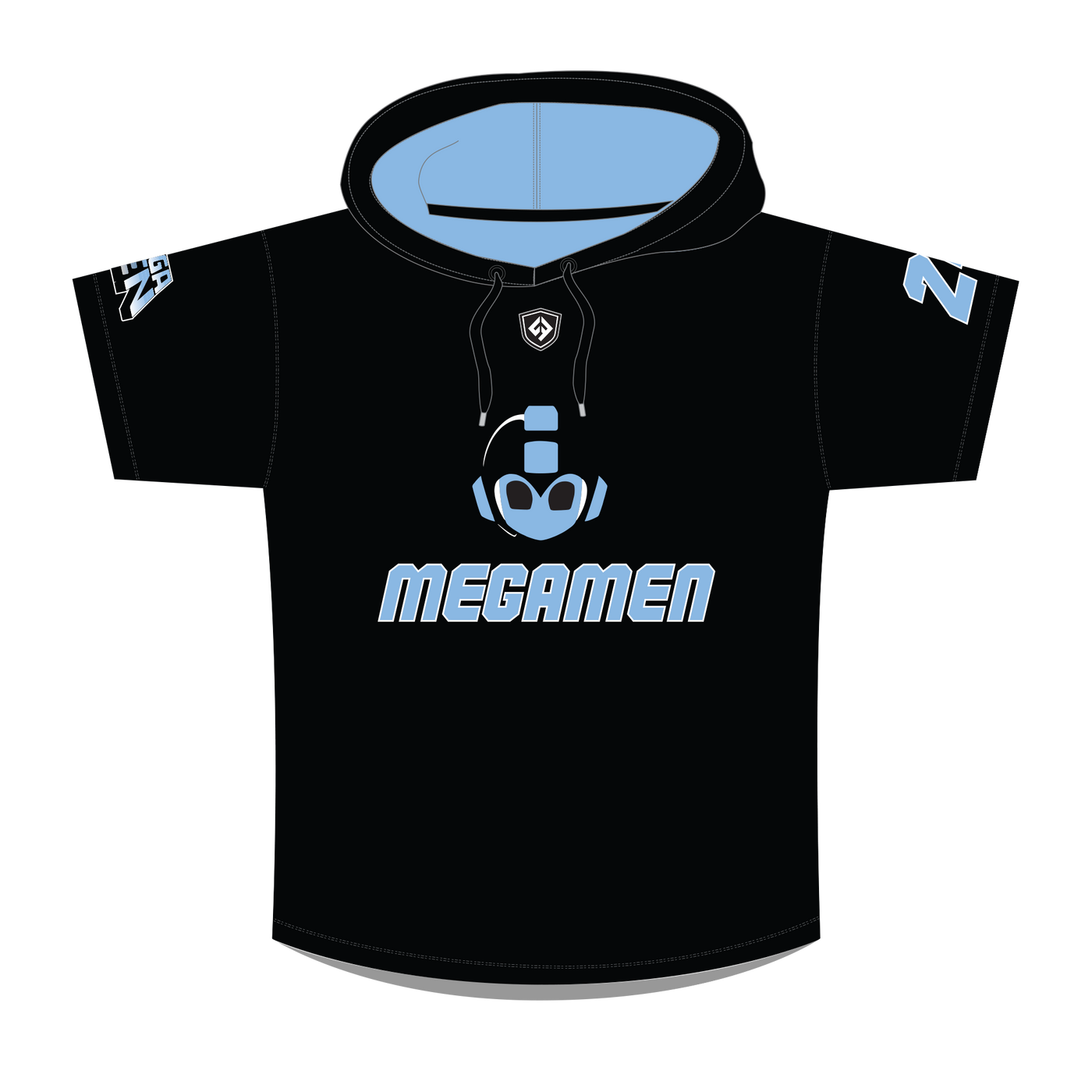 Megamen Short Sleeve Hooded Shooter