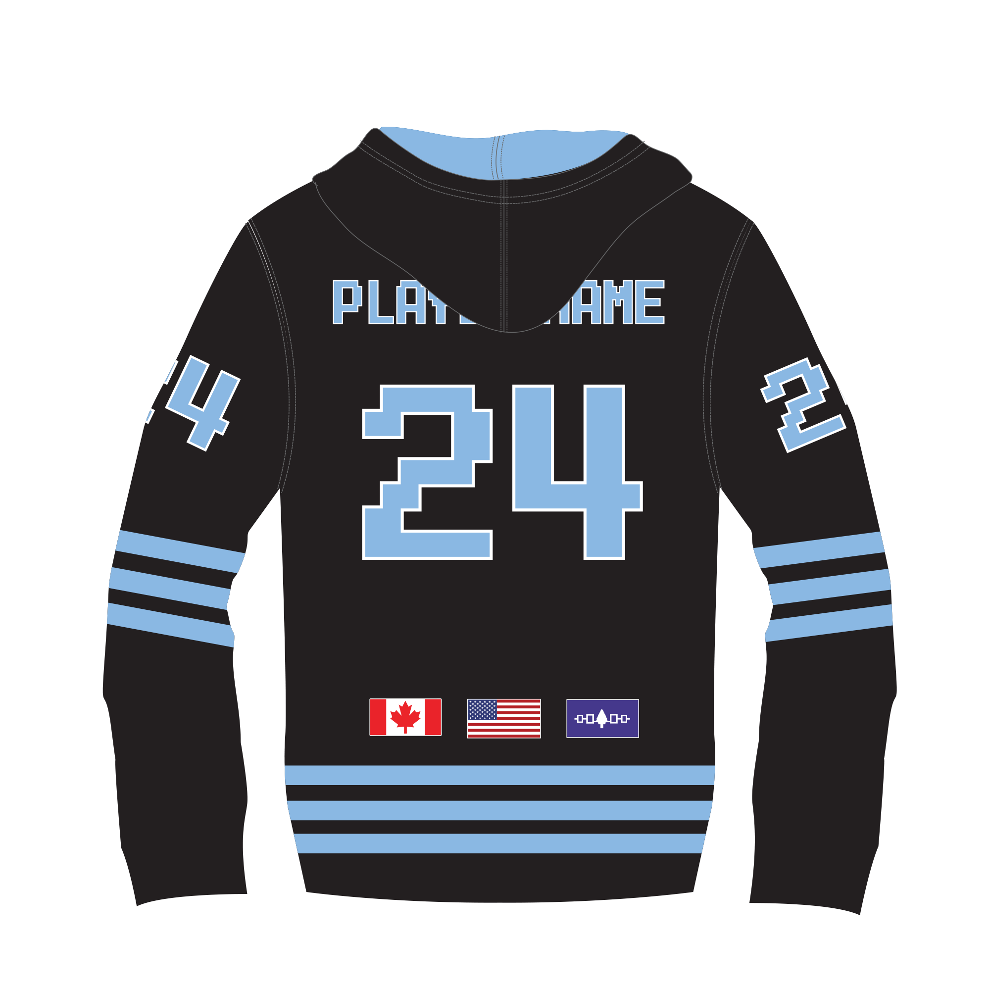 Megamen Sublimated Hoodie