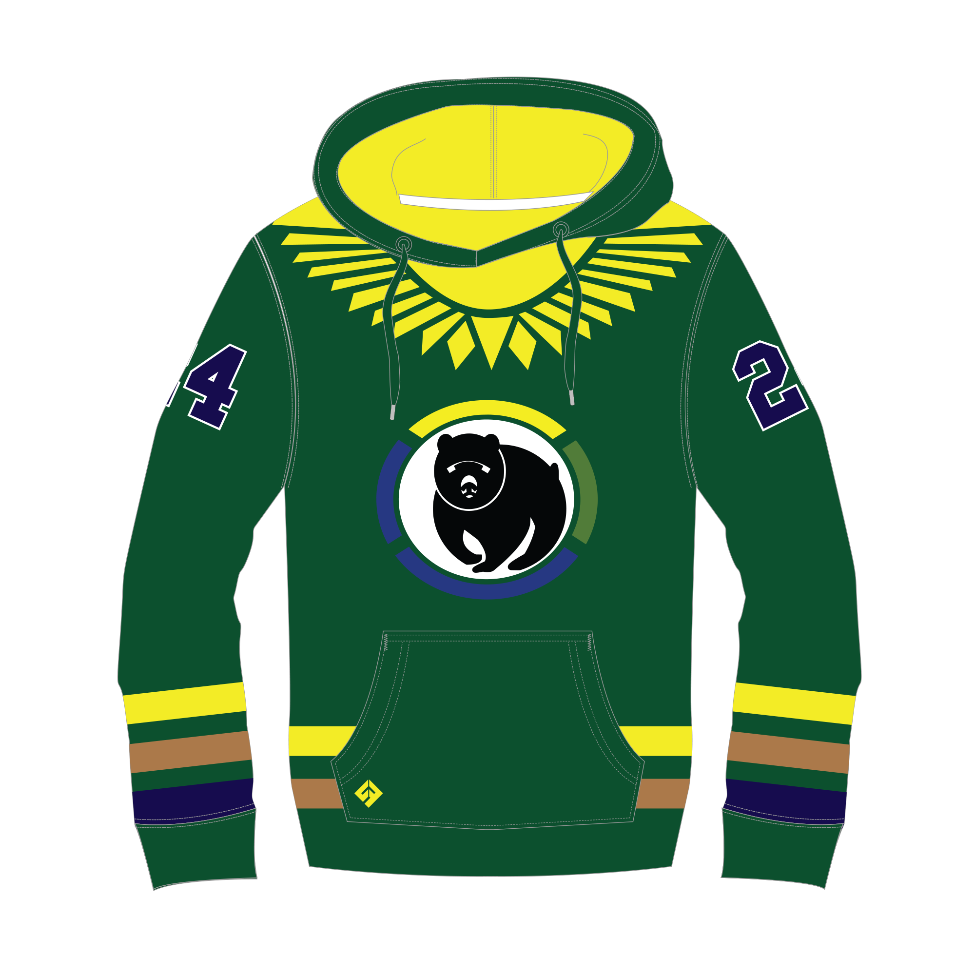 Moonbears Sublimated Hoodie
