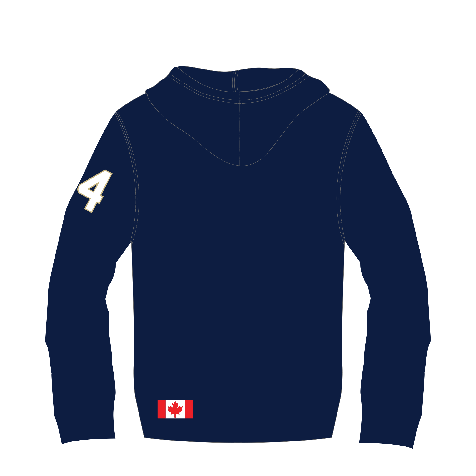 Oakville Hawks - UcFit French Terry Hoodie.