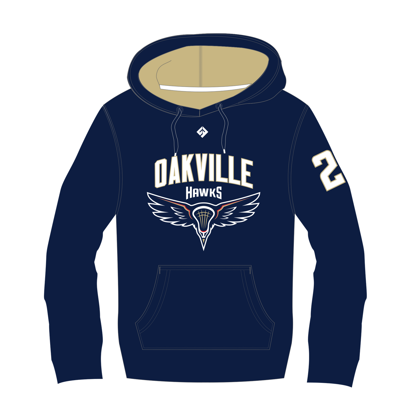 Oakville Hawks - UcFit French Terry Hoodie.