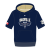 Oakville Hawks - UcFit Short Sleeve Hoodie French Terry Hoodie.