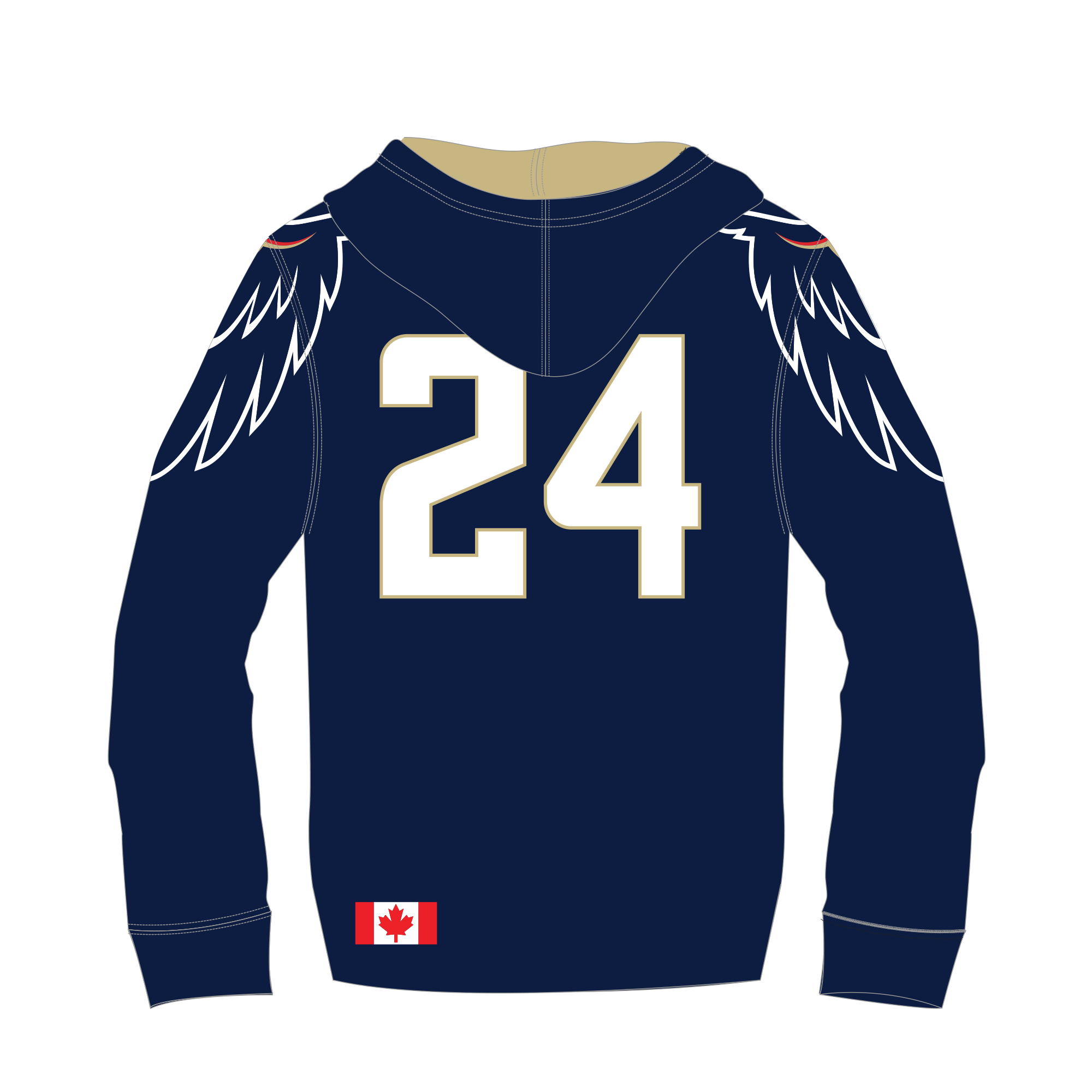 Oakville Hawks Sublimated Hoodie