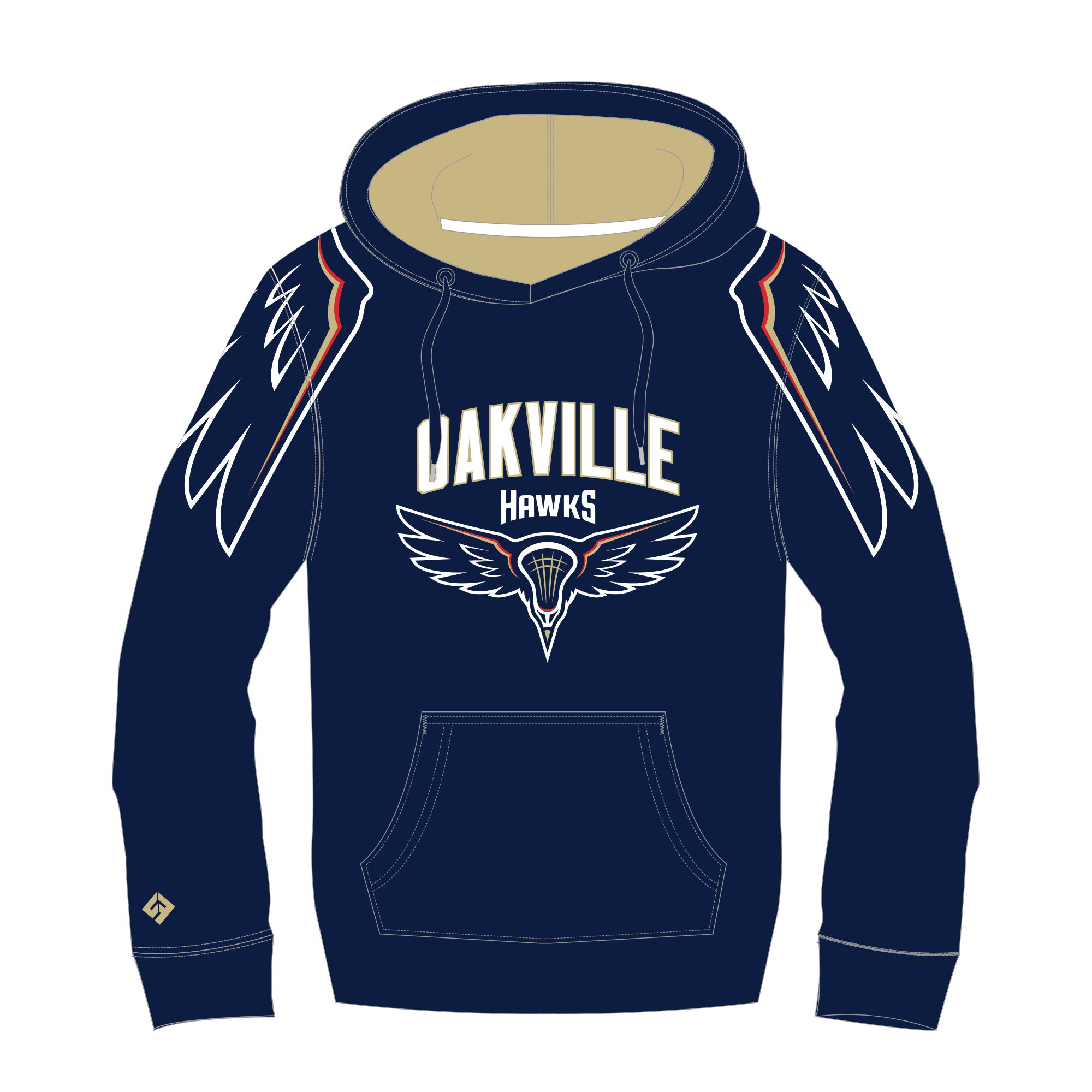 Oakville Hawks Sublimated Hoodie