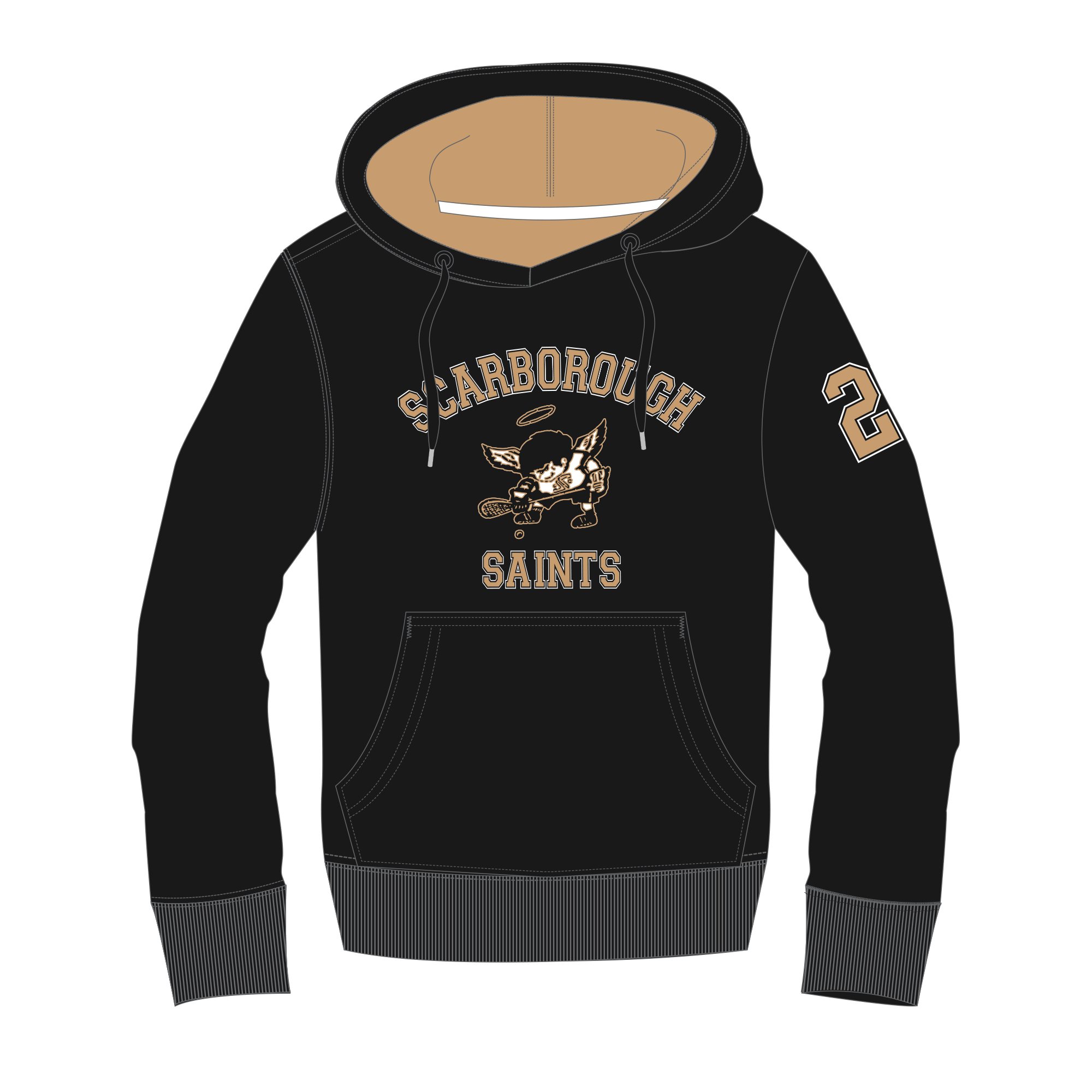 Scarborough Saints- UcFit French Terry Hoodie.