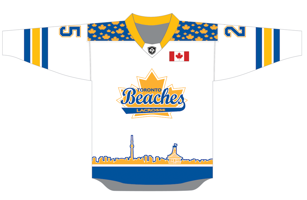 Beaches Lacrossse Jersey Both Colours