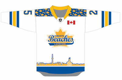 Beaches Lacrossse Jersey Both Colours