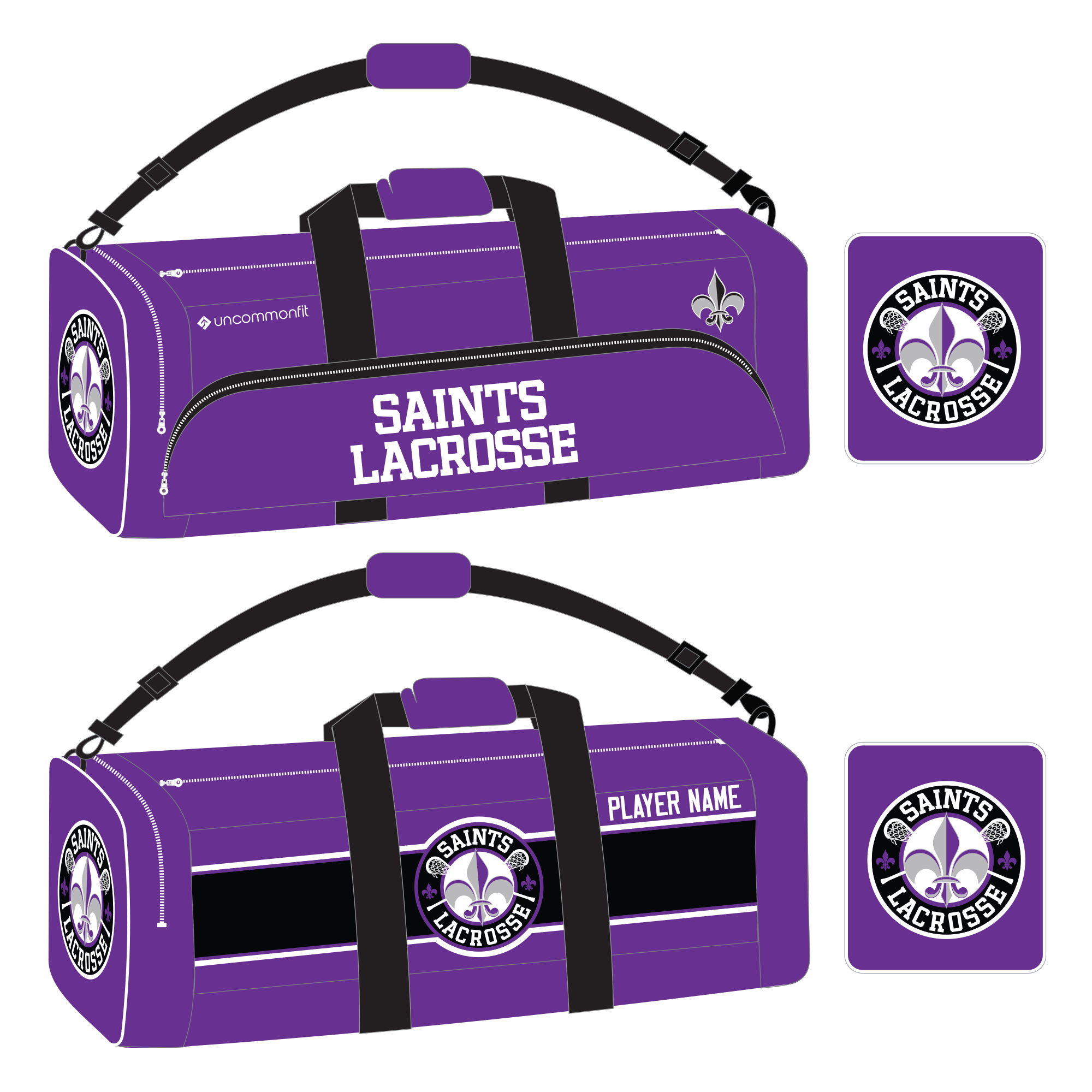 Manitoba Saints Traveler Equipment Bag (holds 2 Sticks)