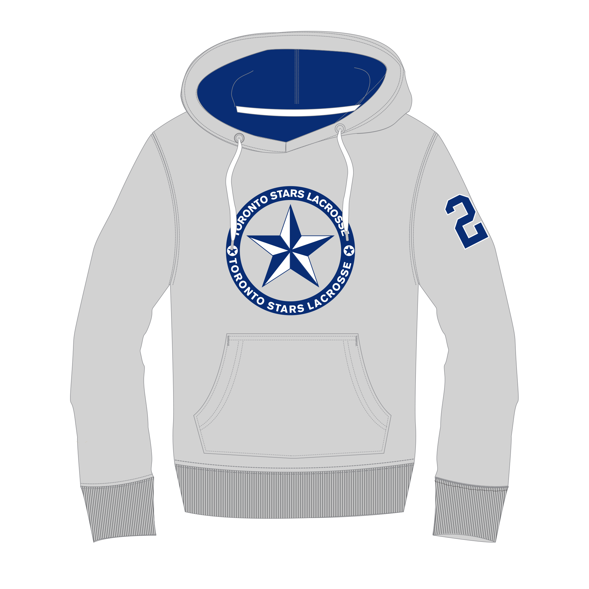 Toronto Stars- UcFit French Terry Hoodie.