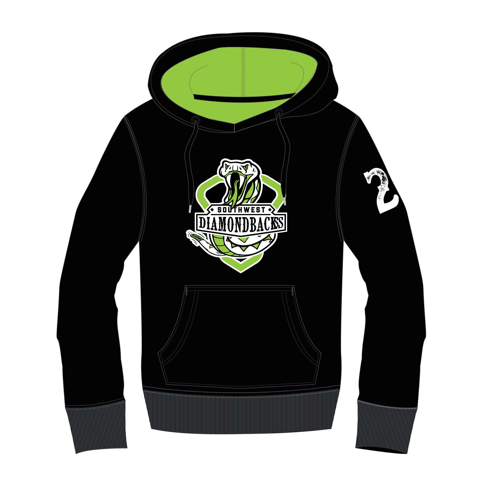 Diamondbacks- UcFit French Terry Hoodie.