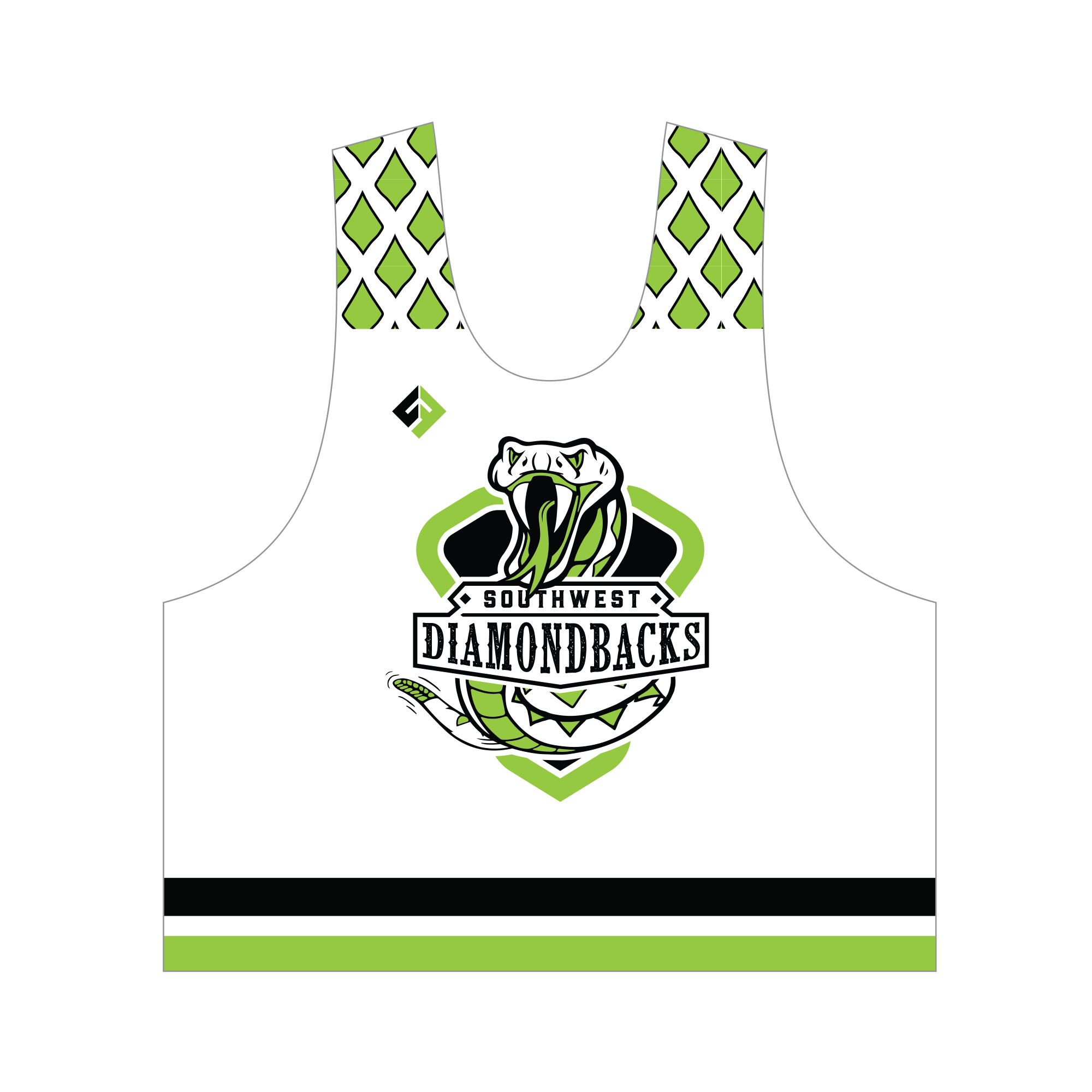 Diamondbacks Lacrosse Pinnie