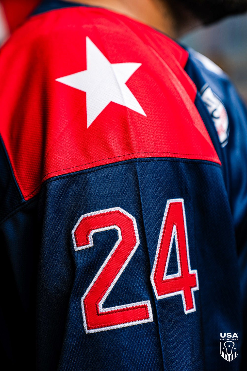 USA Men's Box Lacrosse Jersey UTICA '24 - Authentic