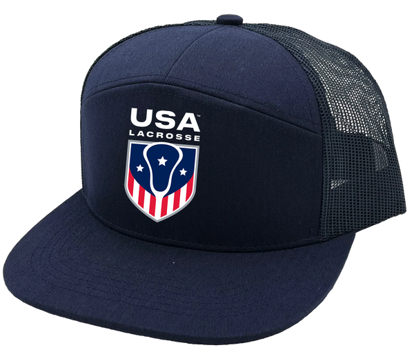 Uncommon Fit USA 5 panel Trucker | box lacrosse uniforms | Uncommon Fit