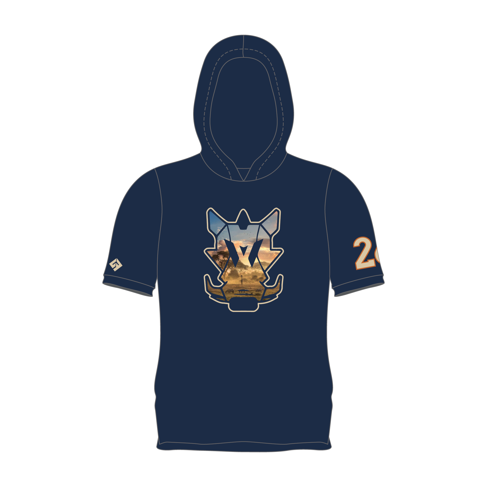 Warhogs- Short Sleeve Hooded Shooter
