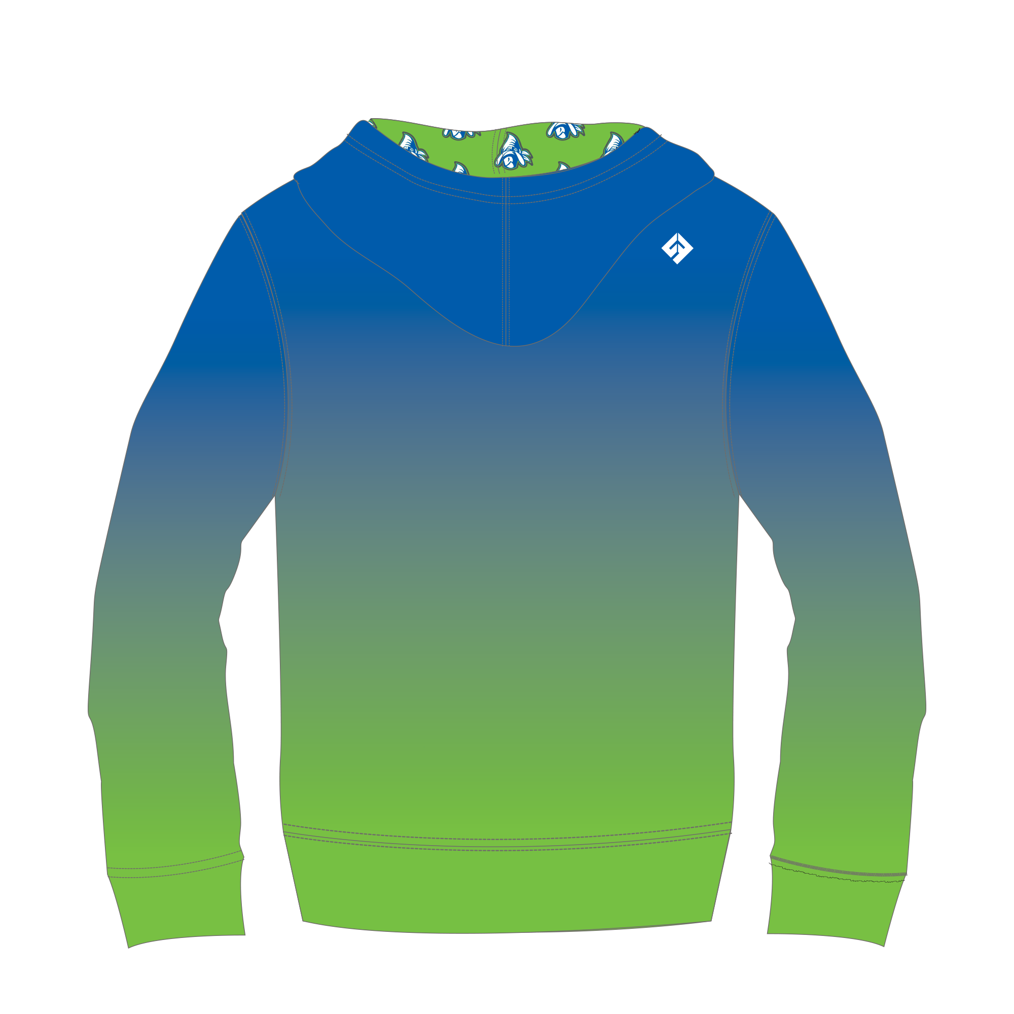 Wheat City Sublimated Hoodie